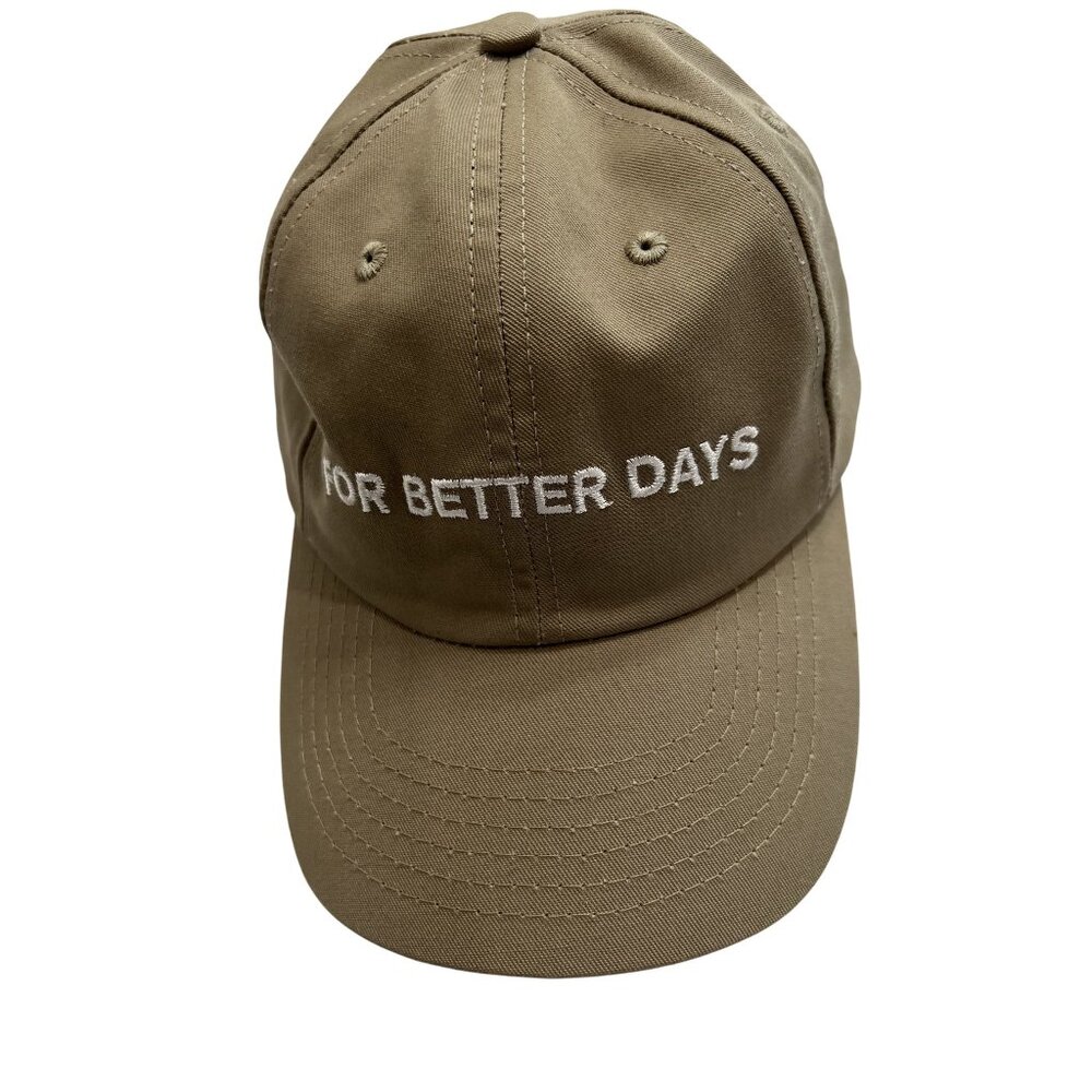 For Days For Better Days Dad Hat in Tan